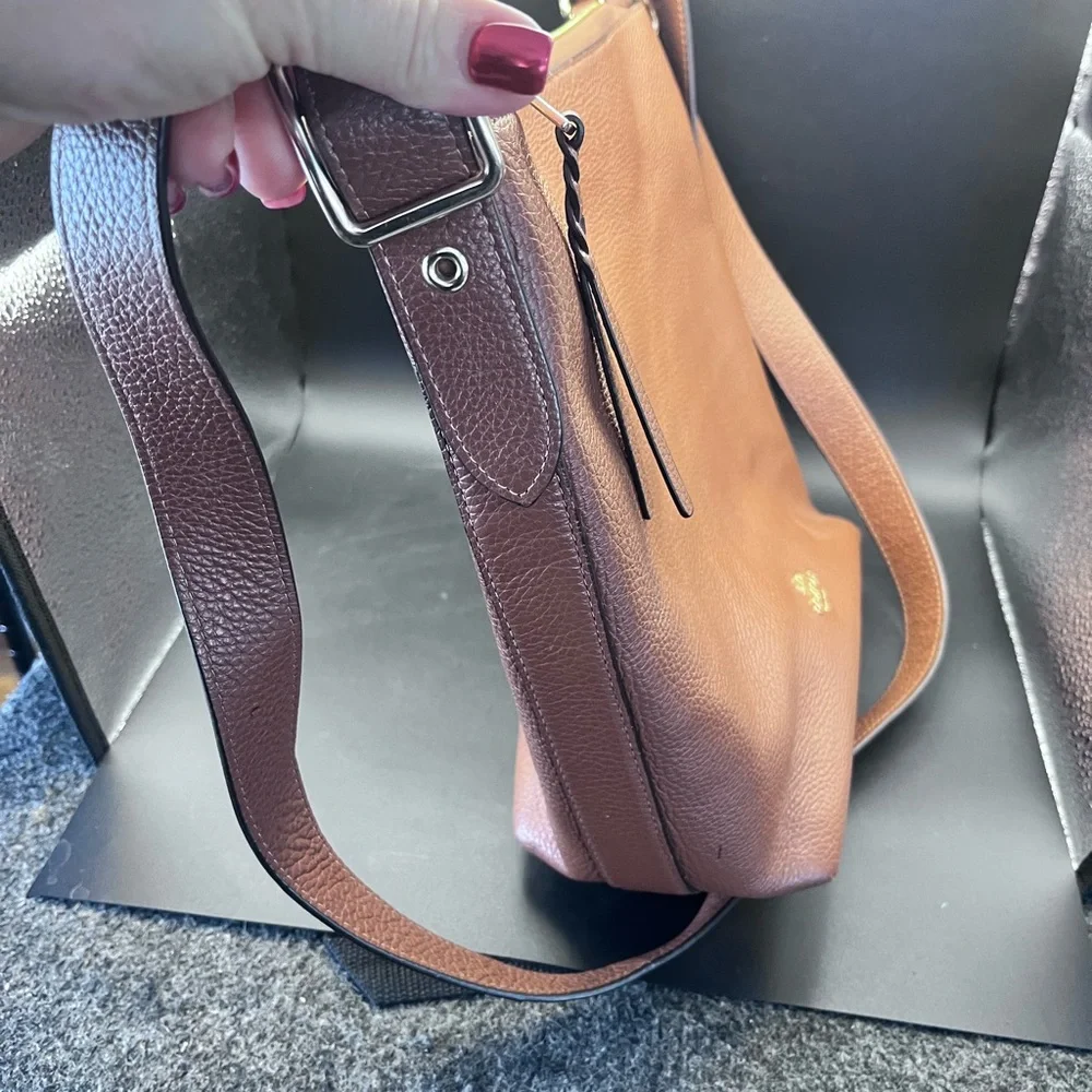 Coach Brown Leather Shoulder Bag - Picture 5 of 10
